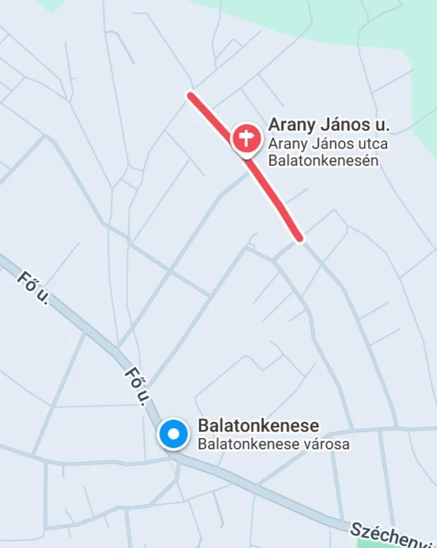 Eladó építési telek Balatonkenese Arany János utca - Kép 3