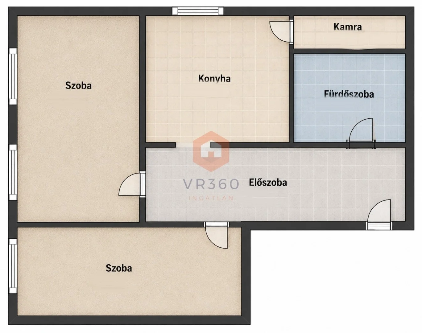 Eladó tégla lakás Komló Petőfi tér - Kép 7