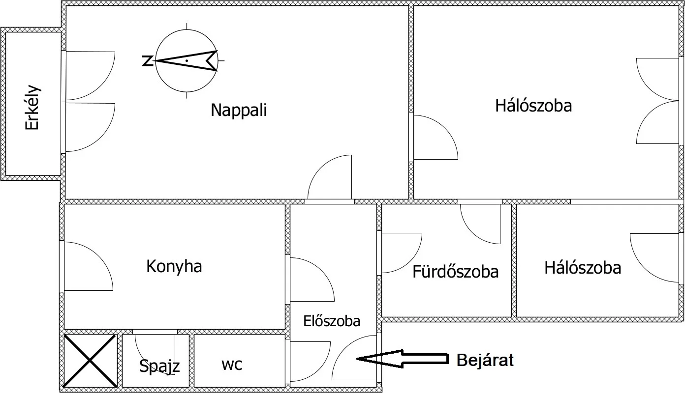 Eladó tégla lakás Debrecen - Kép 14