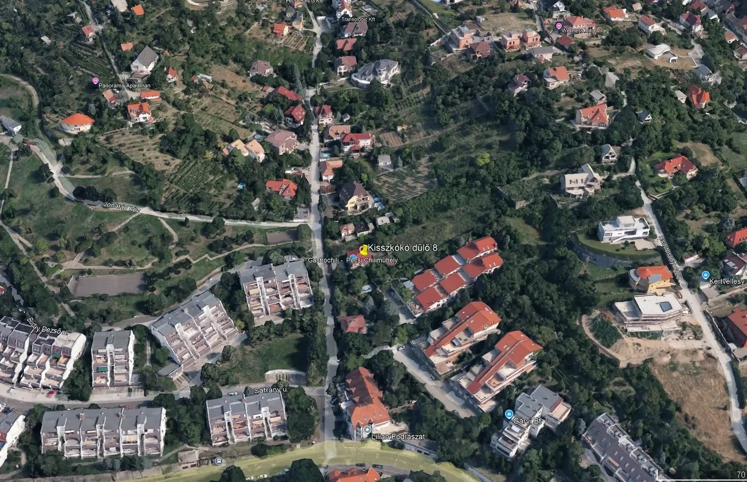Eladó építési telek Pécs Kisszkókó dűlő - Kép 2
