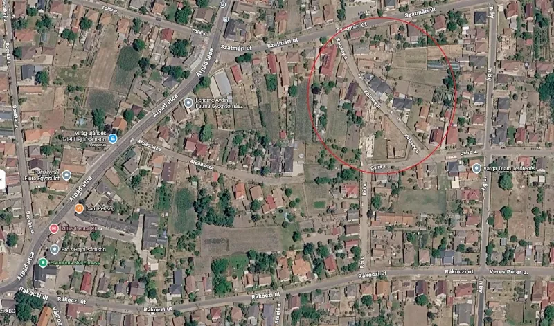 Eladó építési telek Hajdúsámson Kölcsey utca