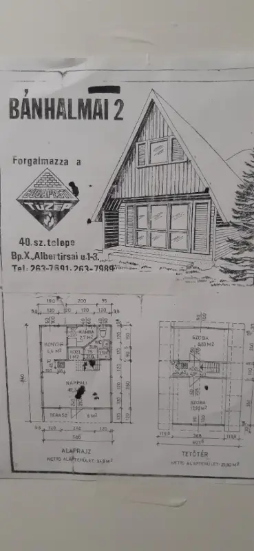Eladó önálló nyaraló nyaraló / üdülő Szalkszentmárton Homokpuszta 2643 hrsz