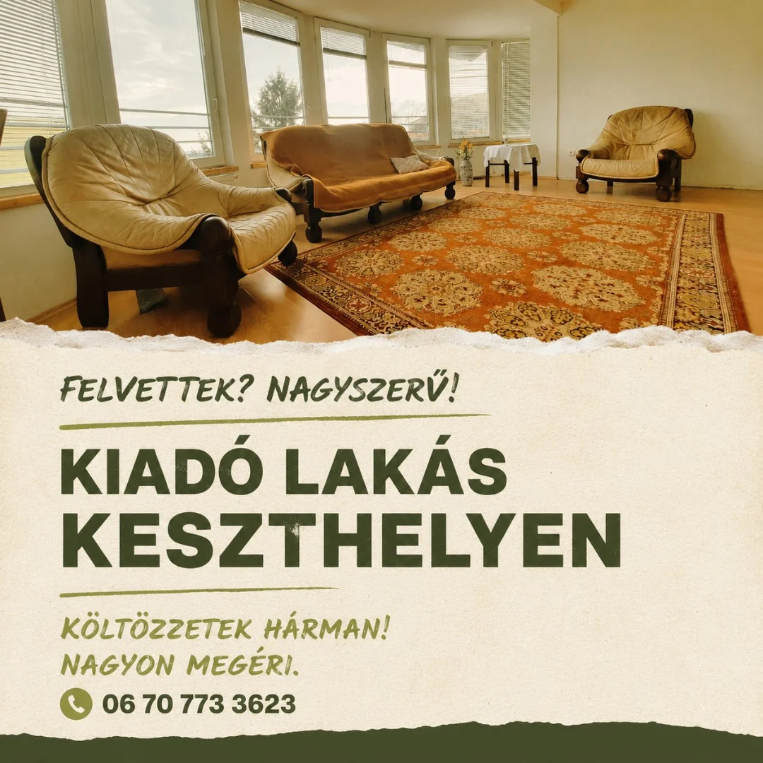 Kiadó tégla lakás Keszthely Vaszary Kolos