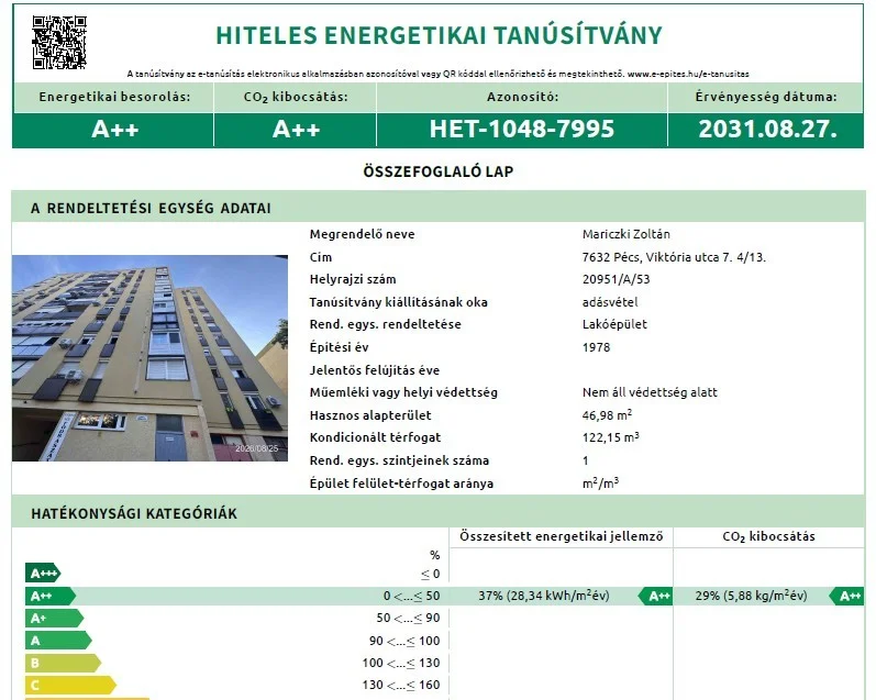Eladó panel lakás Pécs Viktória utca - Kép 11