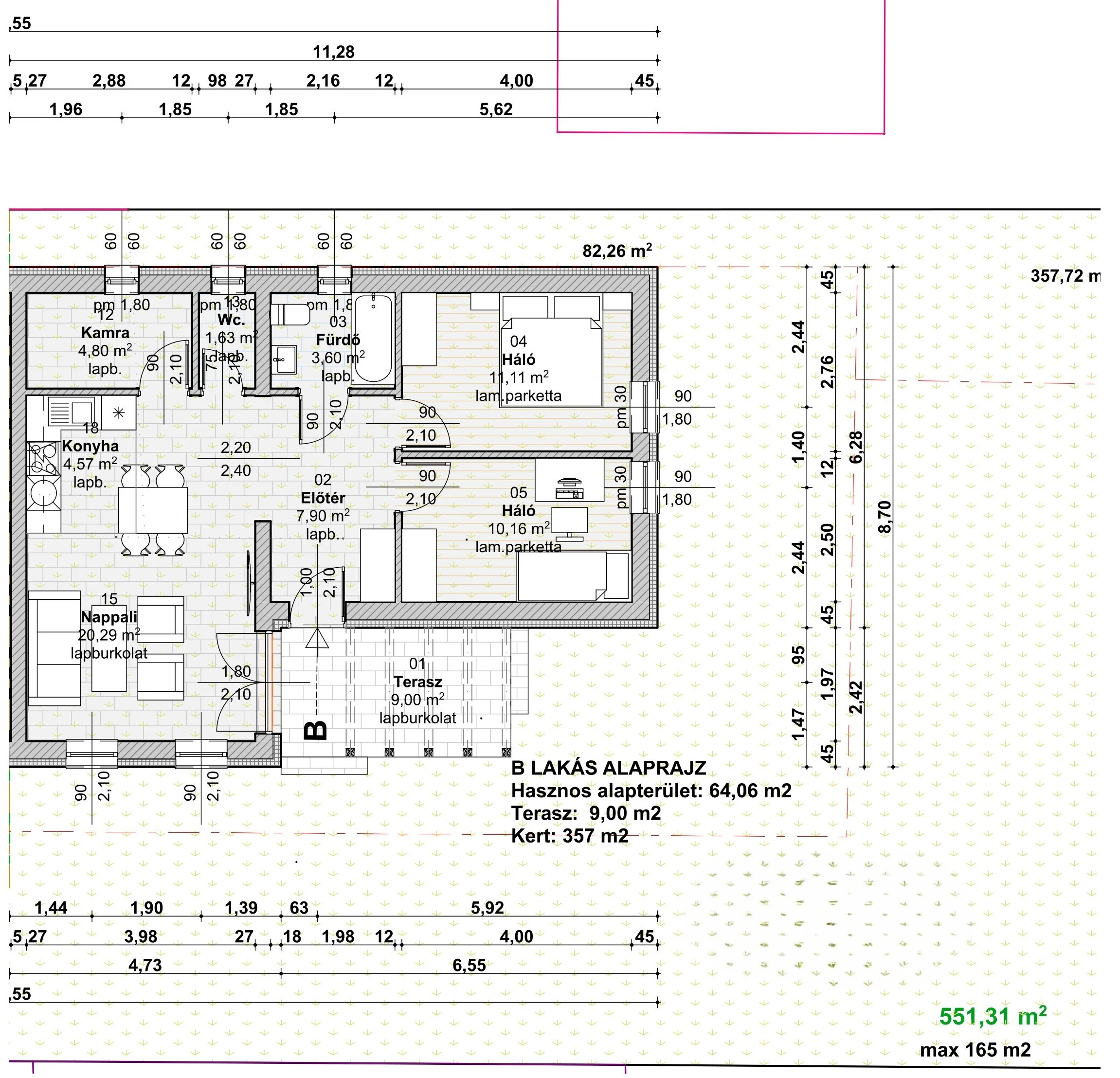 Eladó ikerház Dömsöden alaprajz