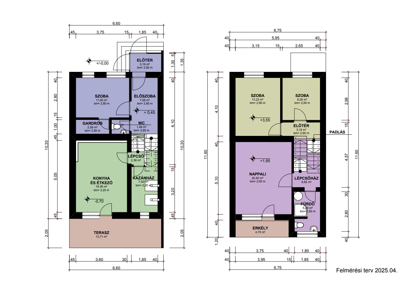 Eladó ikerház Budapest 18. ker.en alaprajz