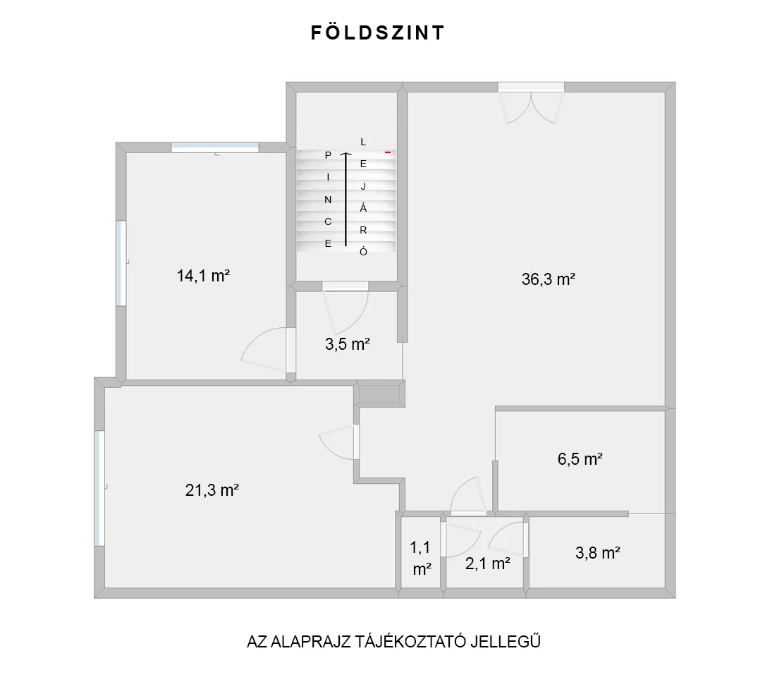 Eladó üzlet iroda / üzlet / kereskedelmi / szolgáltató Budapest 18. ker.en alaprajz