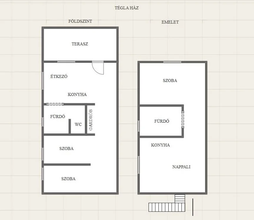 Eladó családi ház Sárbogárdon alaprajz