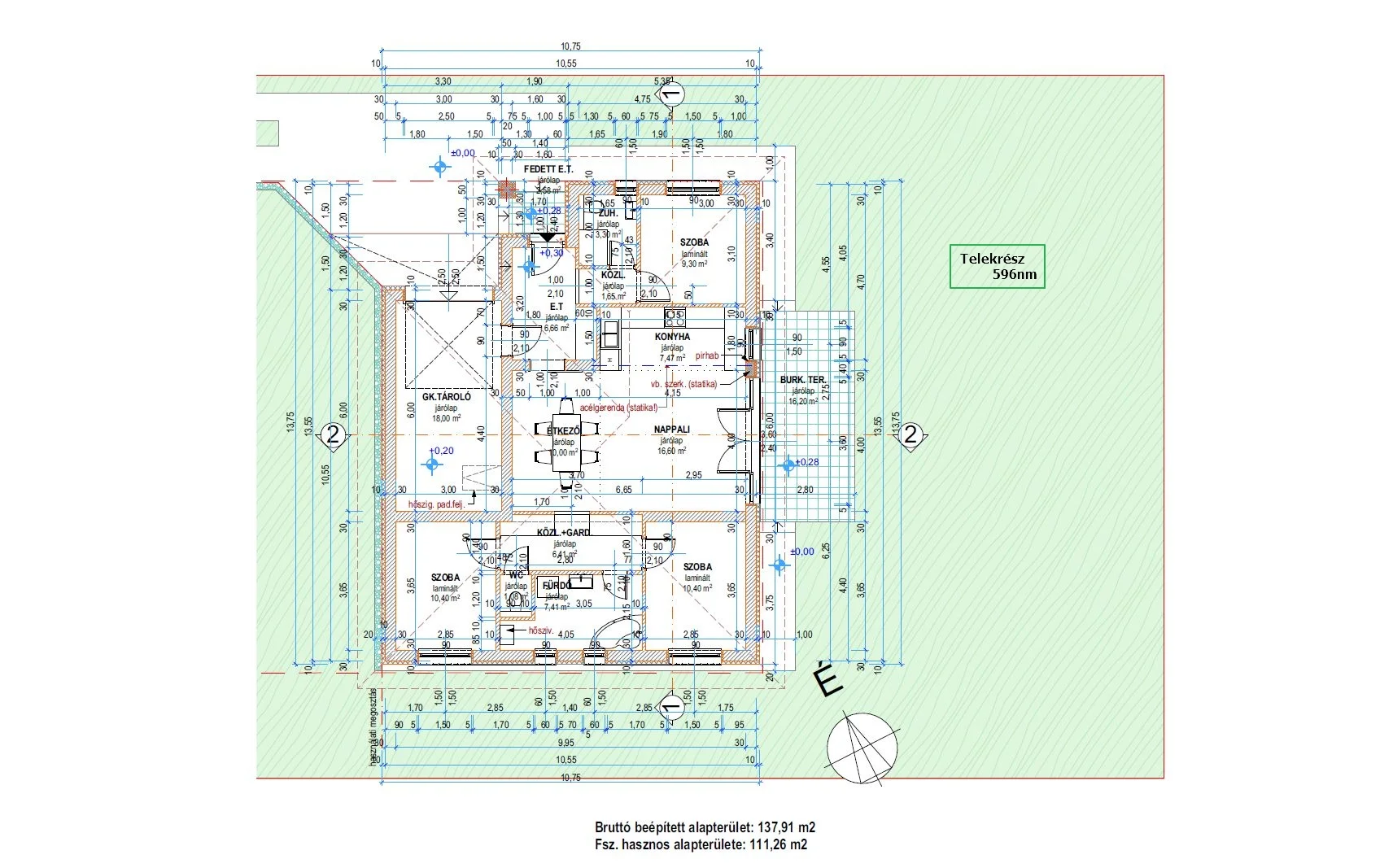Eladó családi ház Debrecenben alaprajz