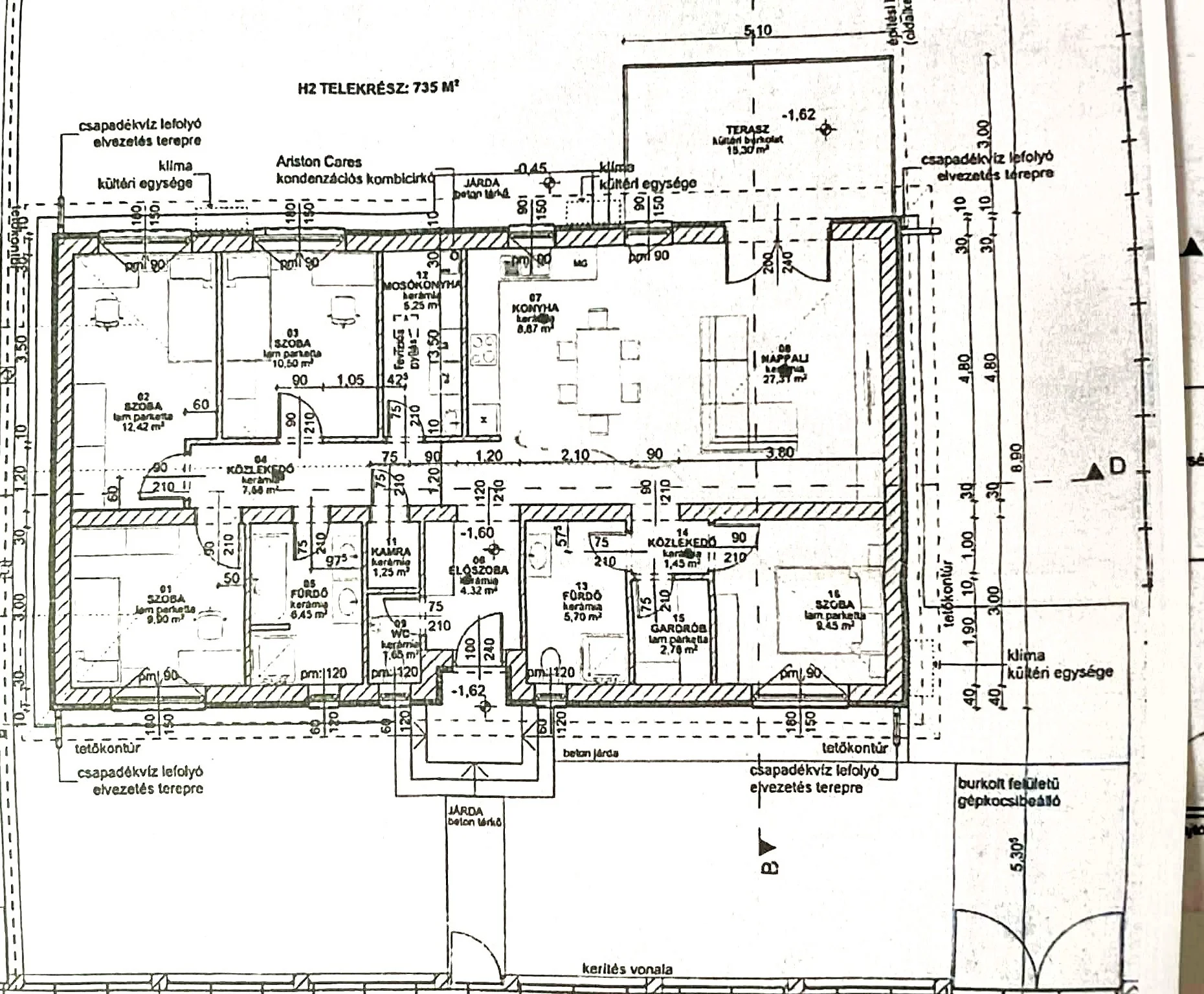 Eladó ikerház Erdőkertesen alaprajz