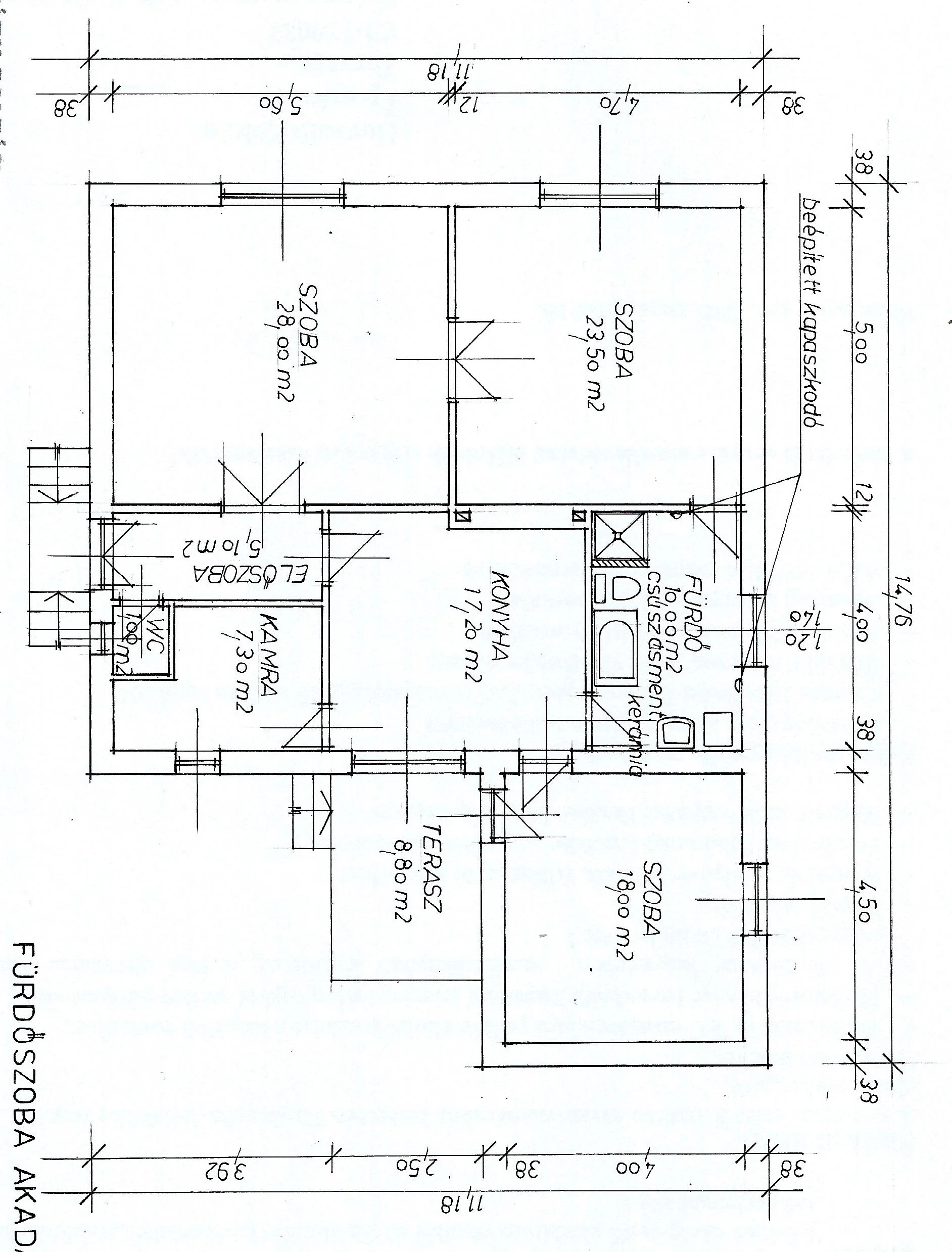 Eladó családi ház Balassagyarmaton alaprajz