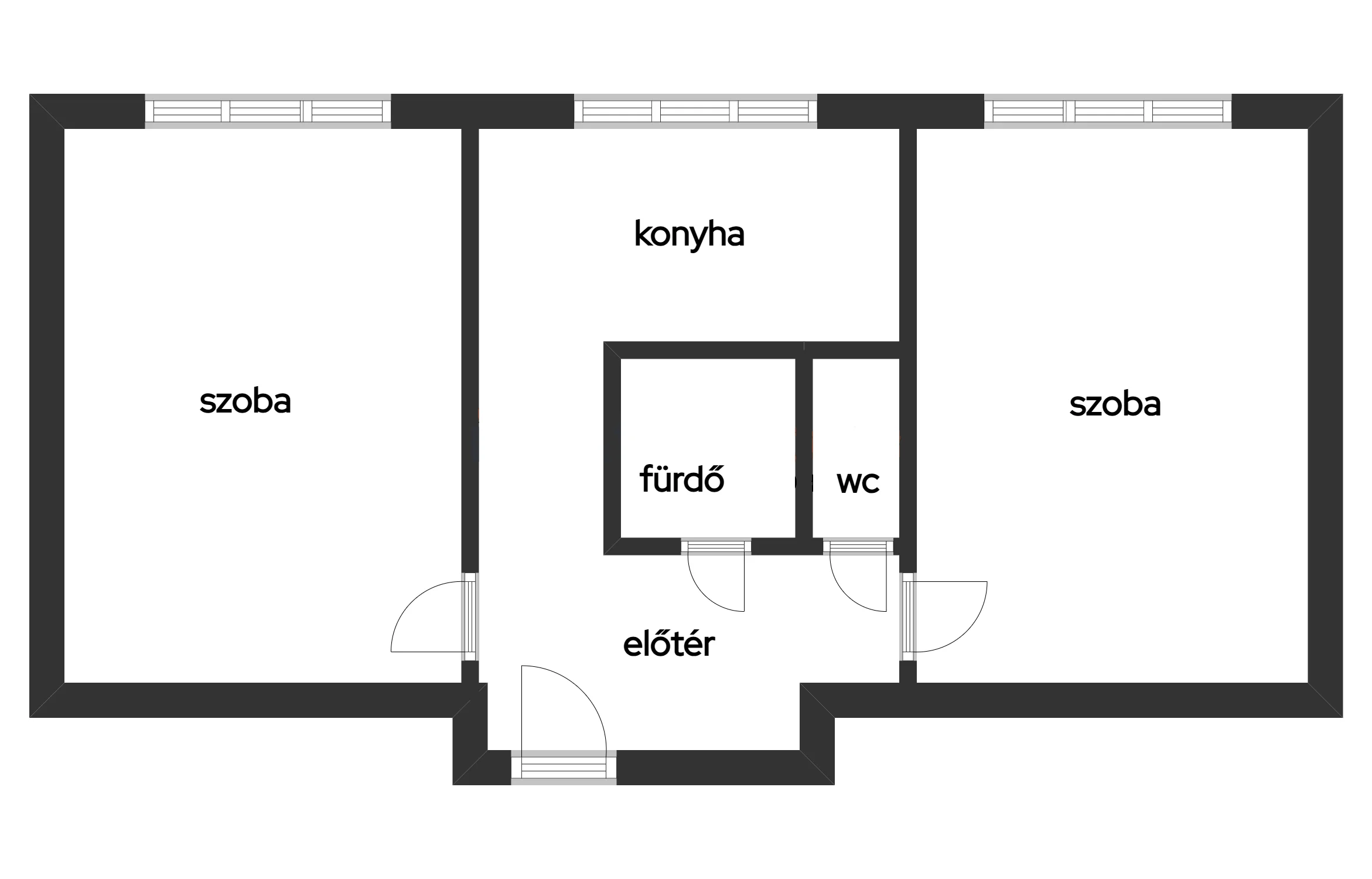 Eladó panel lakás Balatonalmádin alaprajz