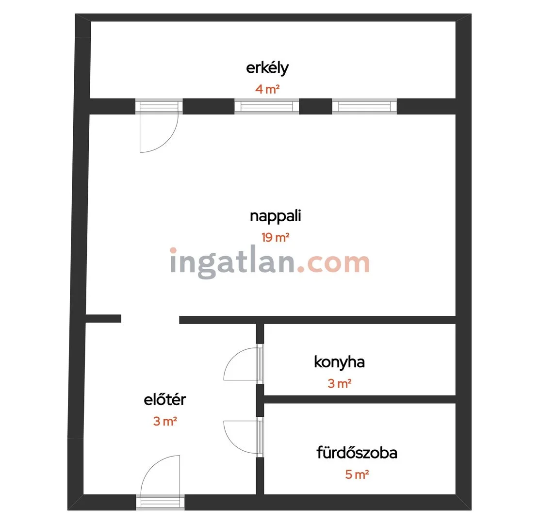 Eladó panel lakás Budapest 11. ker.en alaprajz