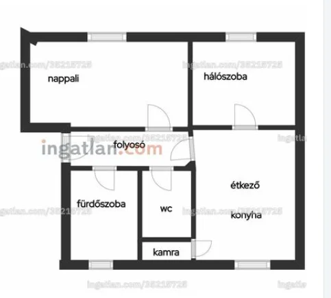 Eladó tégla lakás Zalaegerszeg Mártirok alaprajz