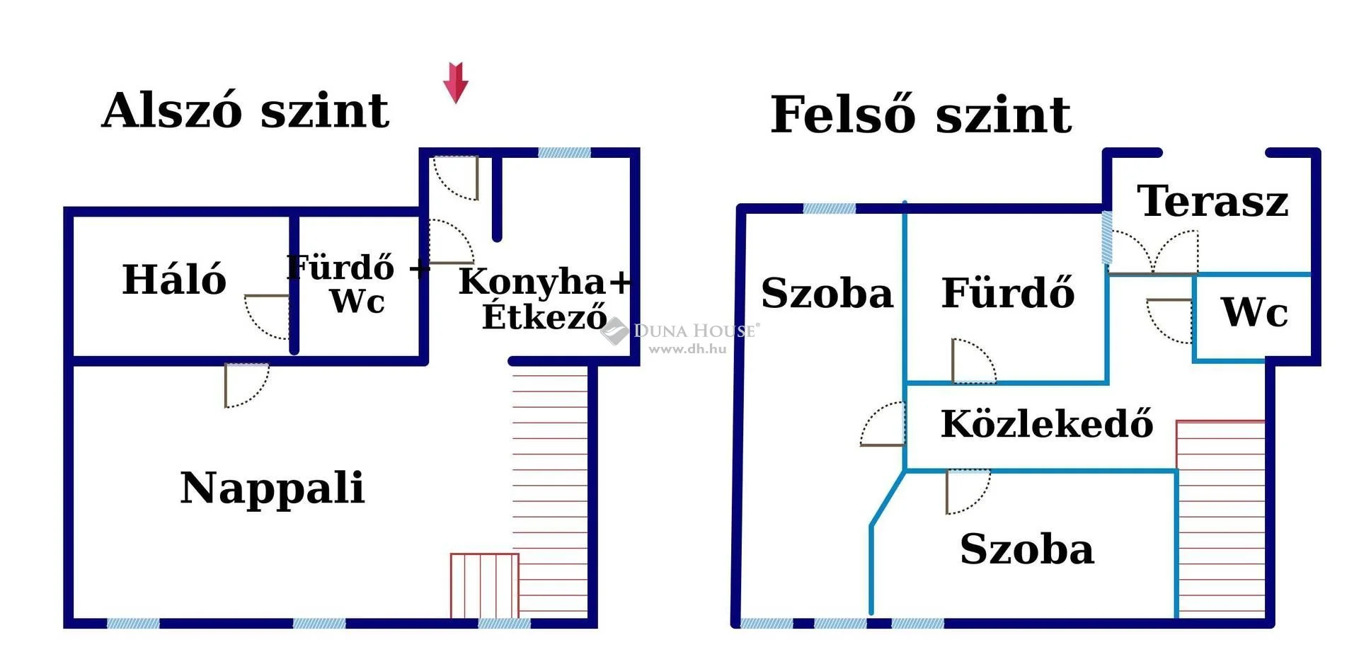 Eladó tégla lakás Budapest 07. ker. Klauzál tér alaprajz