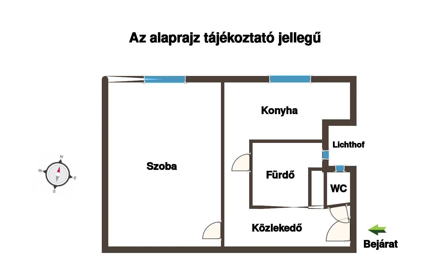 Eladó tégla lakás Budapest 14. ker. Örs Vezér tér közelében (083398) alaprajz