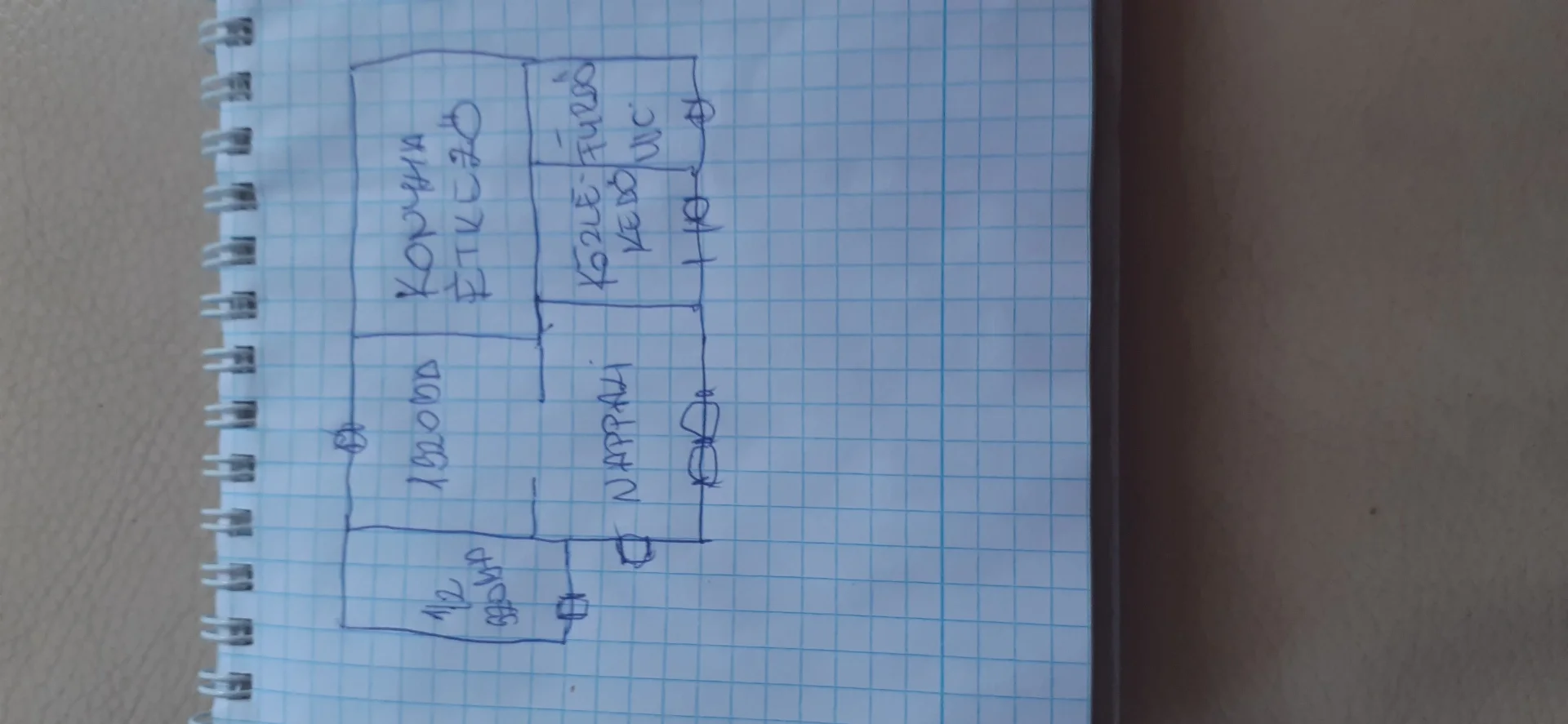 Eladó családi ház Lesenceistvánd Kossuth alaprajz