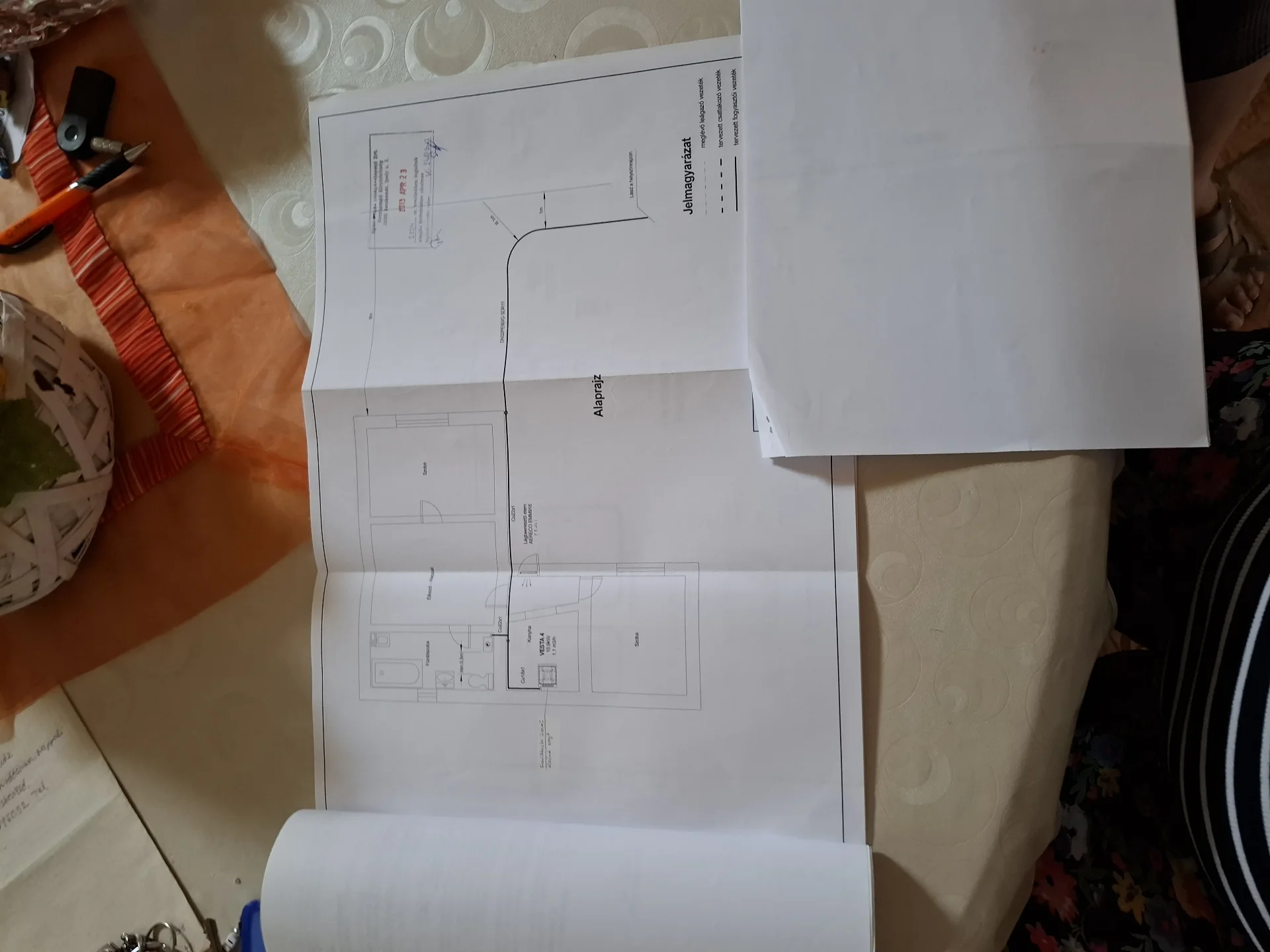 Eladó házrész Kecskemét Nagyváradi utca 52/A alaprajz