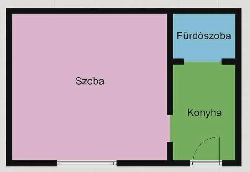Eladó tégla lakás Budapest 04. ker. Irányi Dániel utca alaprajz