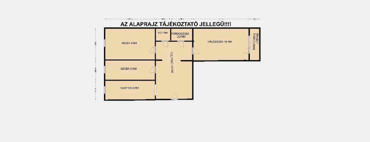 Eladó panel lakás Budapest 21. ker. alaprajz