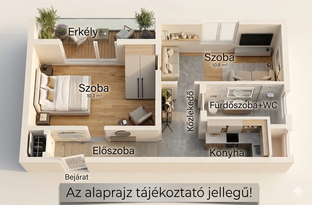 Eladó panel lakás Berente Gagarin utca alaprajz