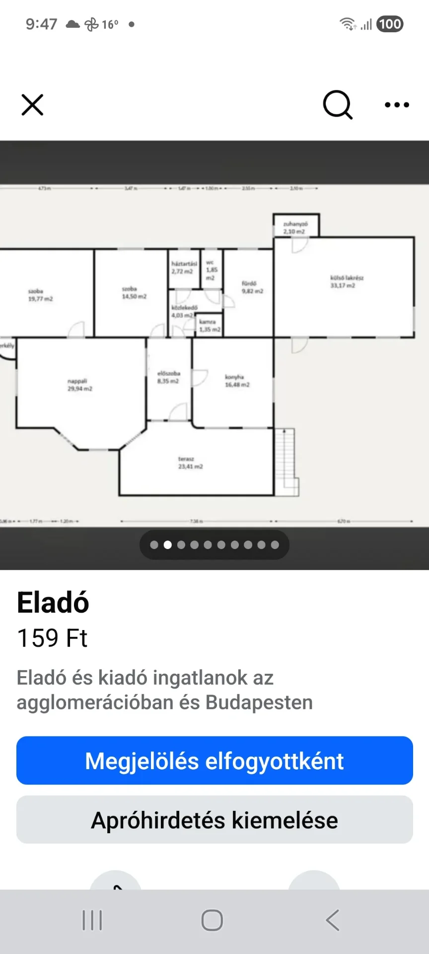 Eladó családi ház Erdőkertes Fő út alaprajz