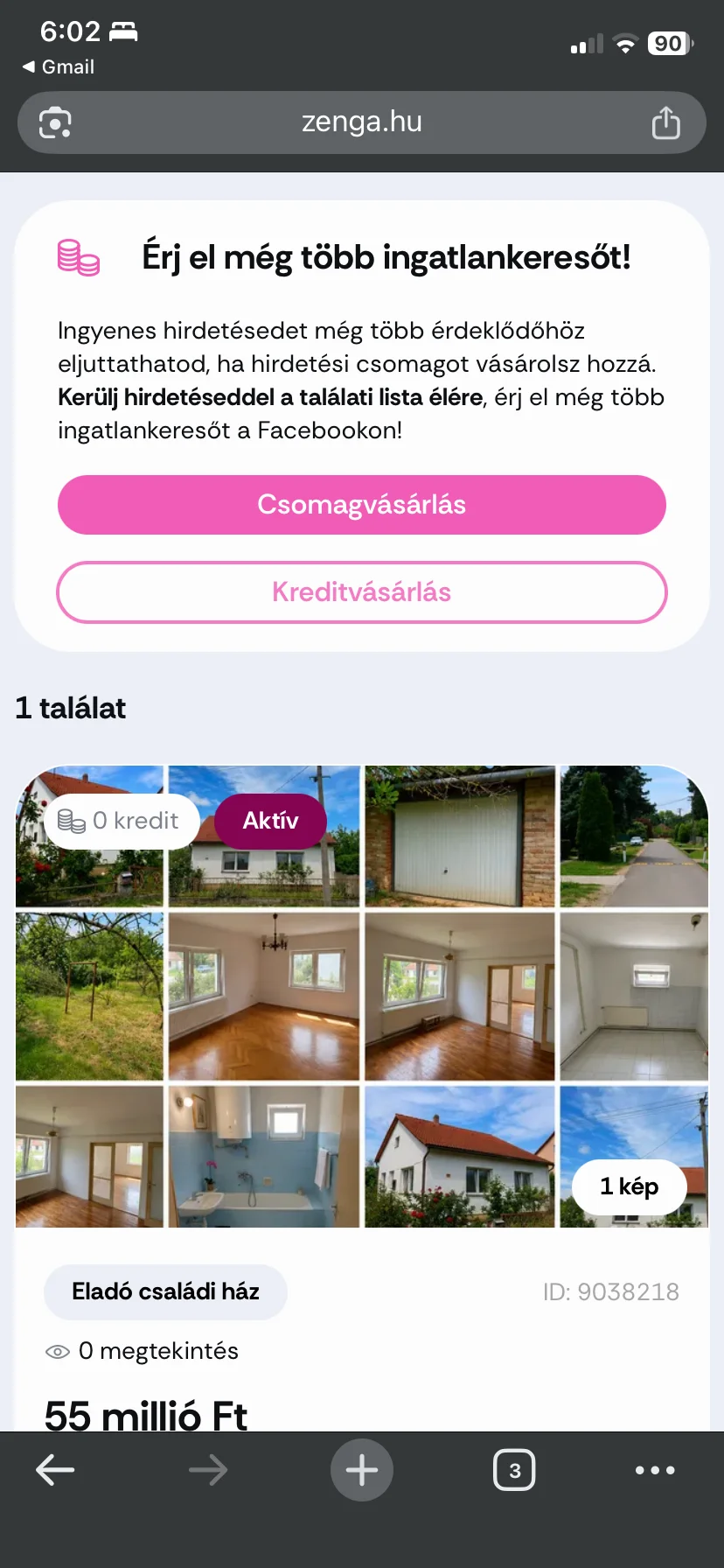 Eladó családi ház Görcsöny Ifjuság alaprajz