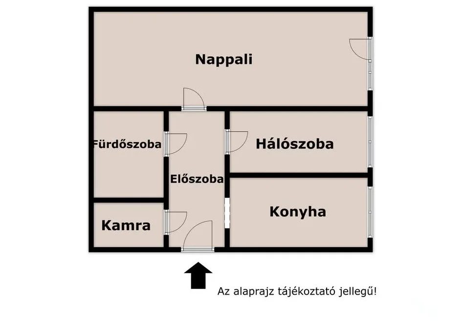 Eladó panel lakás Budapest 18. ker. Építő utca alaprajz