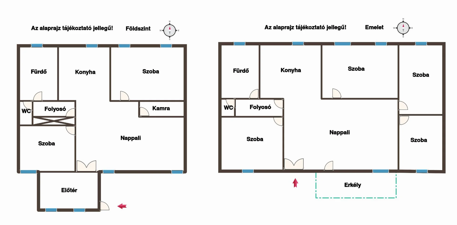 Eladó családi ház Nagykanizsa alaprajz