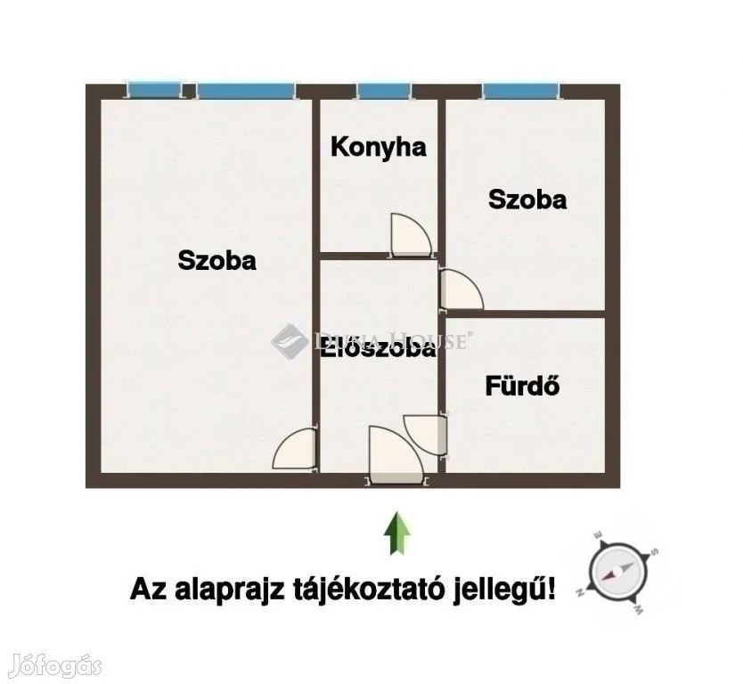 Eladó panel lakás Budapest 17. ker. Győkér u. alaprajz