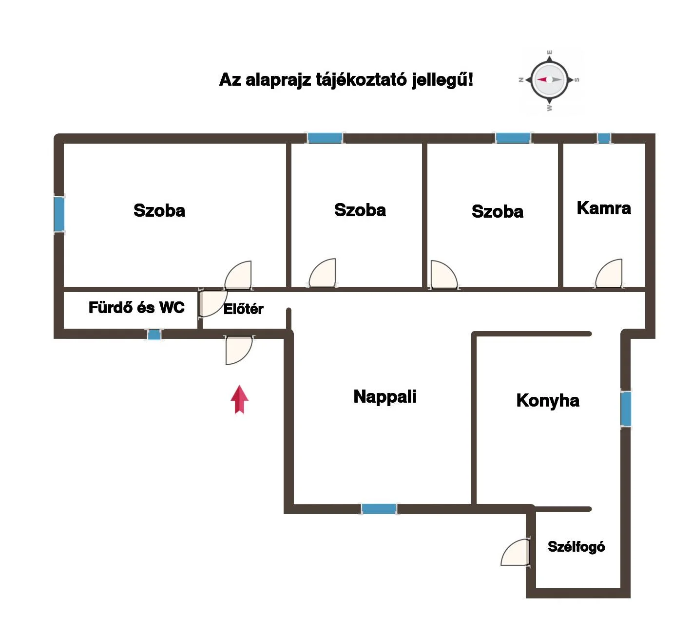 Eladó családi ház Szepetnek alaprajz