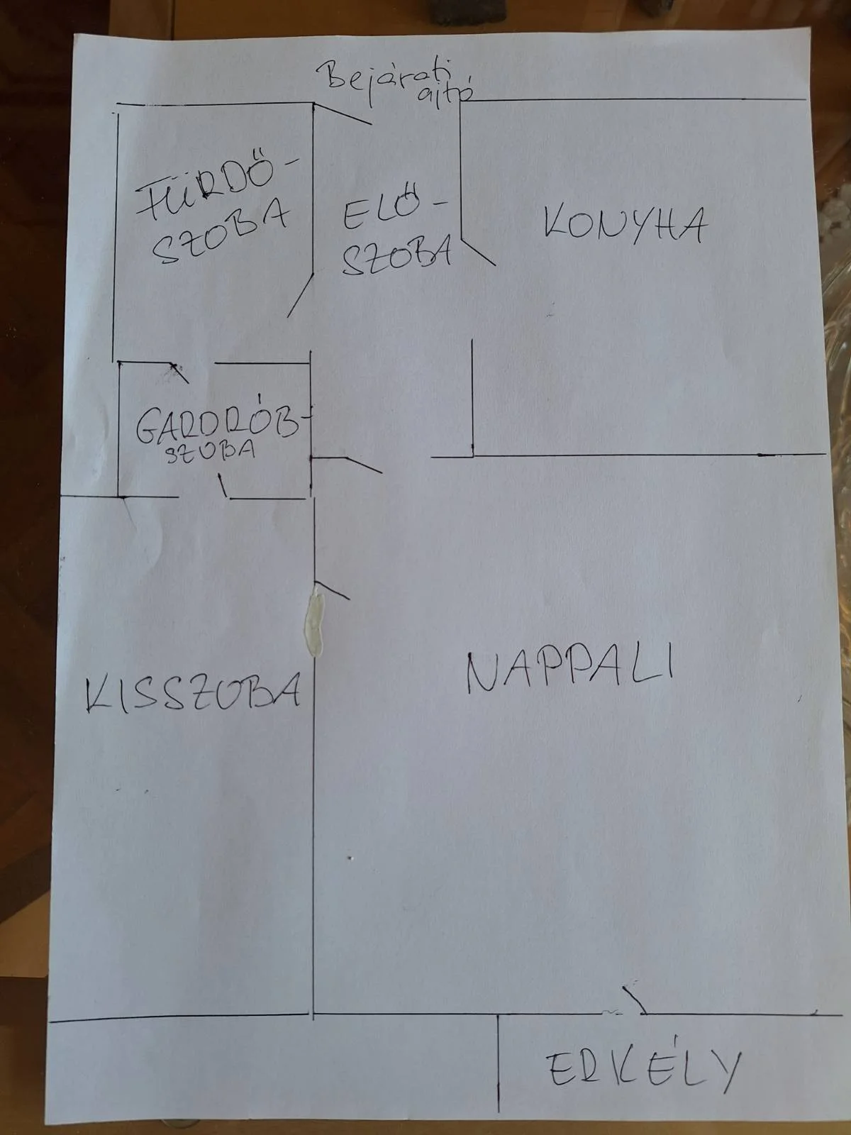 Eladó tégla lakás Budapest 09. ker. Tűzoltó utca alaprajz
