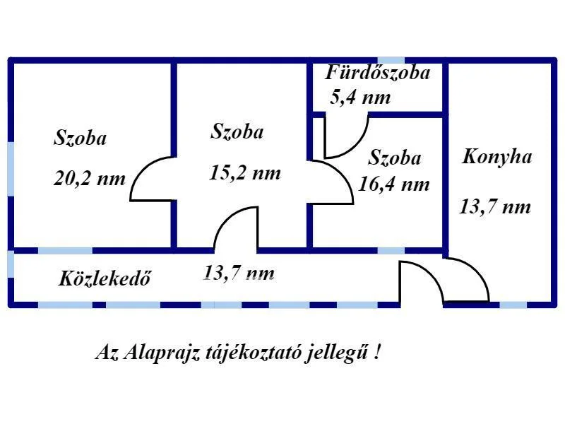 Eladó családi ház Poroszló Zsámba köz alaprajz